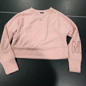 NIKE DRI -FIT CROP Sweatshirt! 🍒 Pink Size XS